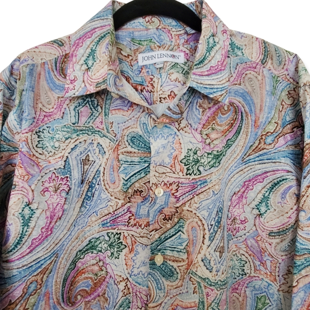 John Lennon Paisley Long Sleeve Shirt